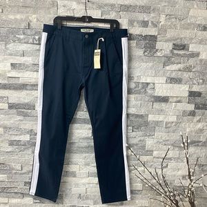 NWT chor navy blue chino pants sz 34